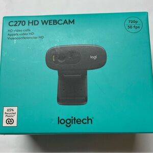 Logitech Black HD Webcam for Computers and Laptops
